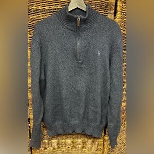 Polo Ralph Lauren Mens, Quarter Zip pullover,‎ Blue